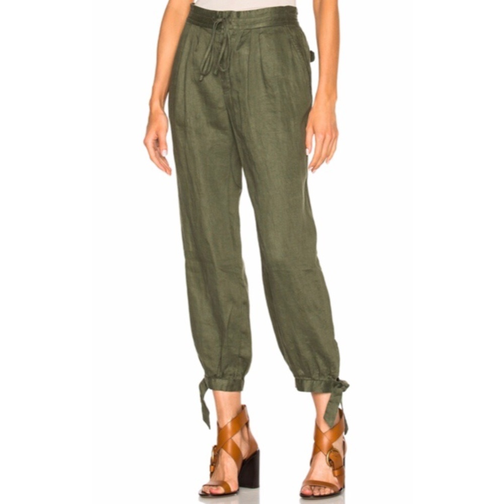 Frame- linen cargo pants SZ2